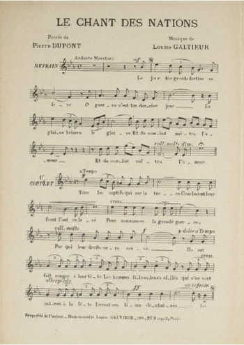 Le chant des nations